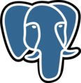 PostgreSQL logo.